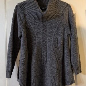 Denim 24/7 Gray Cowl Neck Sweater